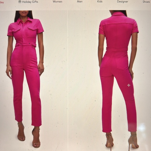 Good American fit for success utility jumpsuit - Picture 2 of 3